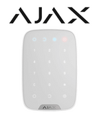 AJAX KeypadW - Teclado táctil inalámbrico con soporte de pared. Color Blanco