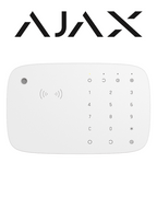 AJAX  KeyPad Combi (9NA) - Teclado táctil inalámbrico con sirena incluida y lector DESFire.
