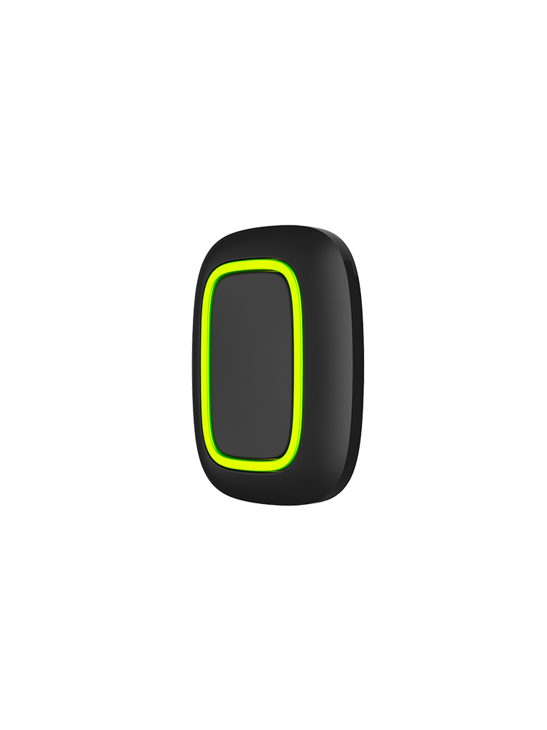 AJAX Button B - Botón inteligente multifuncional. Botón de pánico / Control de dispositivos de automatización / Silenciar alarmas de detectores de incendios. Color Negro (28202.26.BL3) #MCI2 #AJAXBUTTON