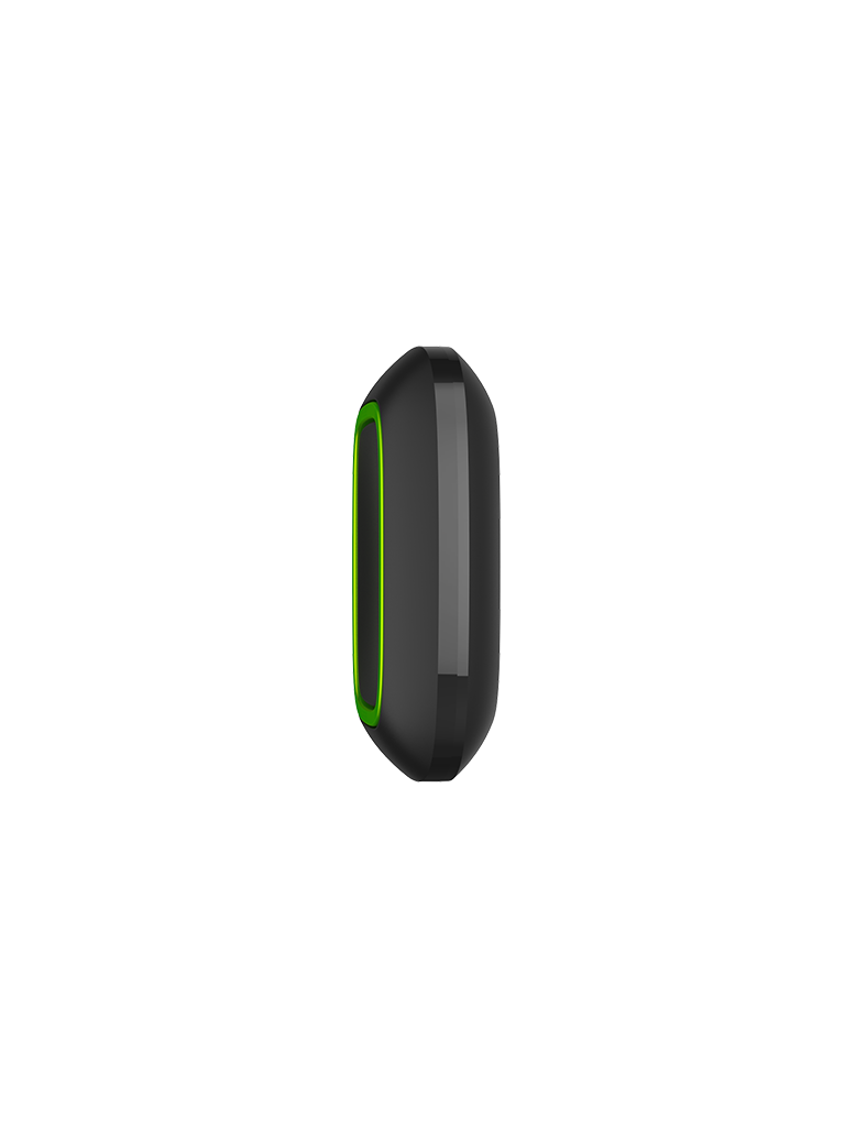 AJAX Button B - Botón inteligente multifuncional. Botón de pánico / Control de dispositivos de automatización / Silenciar alarmas de detectores de incendios. Color Negro (28202.26.BL3) #MCI2 #AJAXBUTTON