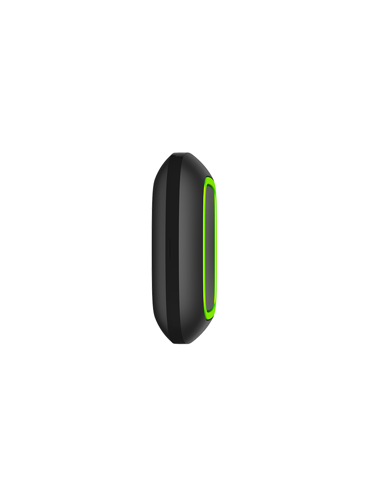 AJAX Button B - Botón inteligente multifuncional. Botón de pánico / Control de dispositivos de automatización / Silenciar alarmas de detectores de incendios. Color Negro (28202.26.BL3) #MCI2 #AJAXBUTTON