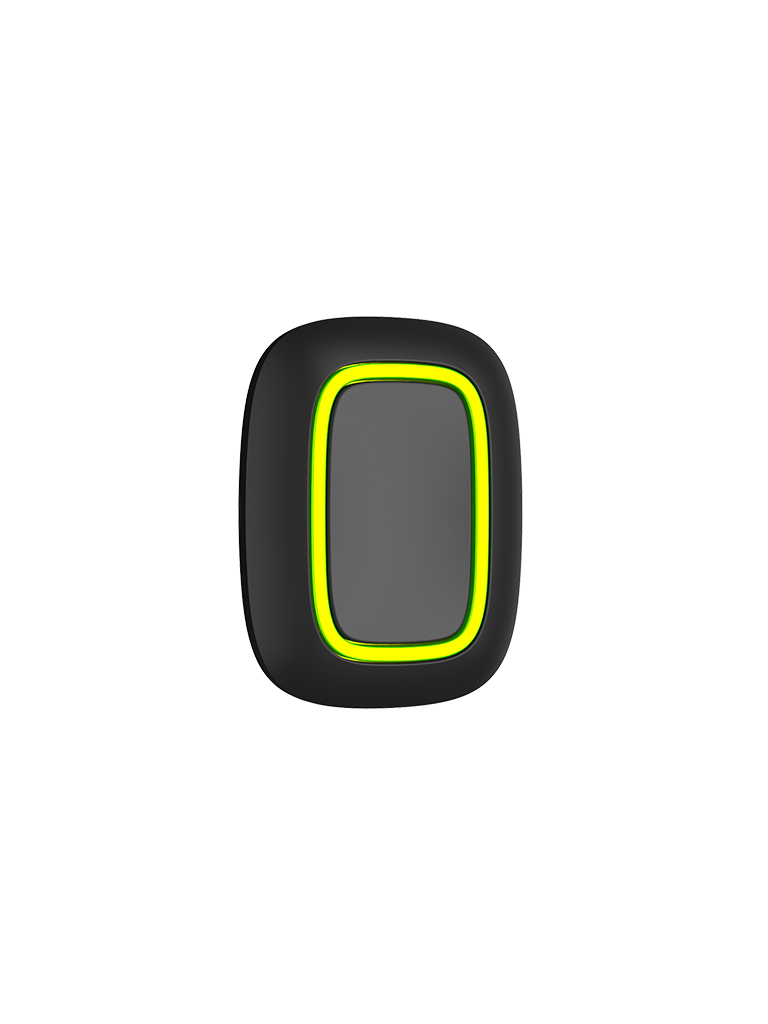 AJAX Button B - Botón inteligente multifuncional. Botón de pánico / Control de dispositivos de automatización / Silenciar alarmas de detectores de incendios. Color Negro (28202.26.BL3) #MCI2 #AJAXBUTTON