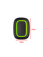 AJAX Button B - Botón inteligente multifuncional. Botón de pánico / Control de dispositivos de automatización / Silenciar alarmas de detectores de incendios. Color Negro (28202.26.BL3) #MCI2 #AJAXBUTTON