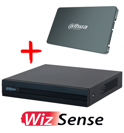 DAHUA KIT/XVR1B04-I-SSD512G4HFW1209 - Kit FullColor de 4 Canales con SSD de 512GB/ 4 Camaras Full Color de 2 Megapixeles con Microfono/ DVR Cooper-I WizSense/ Con IA/ 4 Ch+1 IP/ Accesorios Incluidos/ #LoNuevo #DPAQ #ANIVDAHKIT+M #MCI2 #DMD
