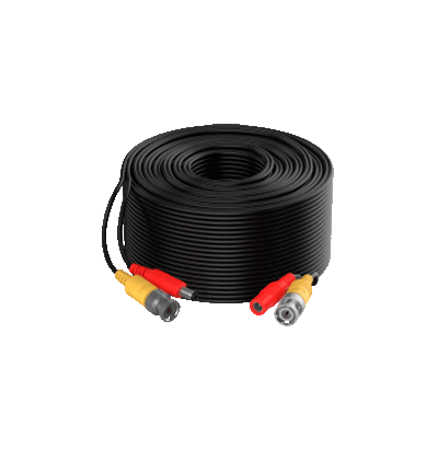 DAHUA DH-PFM942I-50-5 - Cable de 50 Metros Armado para Video y Energía/ con Conectores BNC y de Energía/  Para Camaras Hasta 4k/ Soporta: AHD/CVI/TVI/CVBS/ Uso Exterior e Interior/ Cobre de Alta Pureza/
