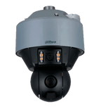 DAHUA DH-SDT5X405-4F-QA Cámara PTZ Dual de 4MP con IA, WizMind y visión multivisión. Incluye lente panorámico de 6mm y zoom 10-50mm para detalles precisos, IR de 100m, y soporte para reconocimiento y captura de rostros. #MV