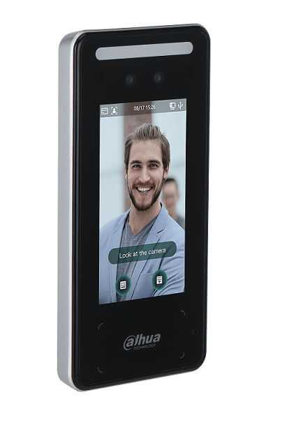 DAHUA ASI6213J-MW - Control de Acceso para Exterior con Reconocimiento Facial/ Pantalla de 4.3 Pulgadas/ Cámara de 2MP y Luz Blanca/ 6,000 Rostros/ 6,000 Password y Tarjetas Mifare/ Comunicación TCP/IP/  #SMBAlmacén #ÉxitosDahua