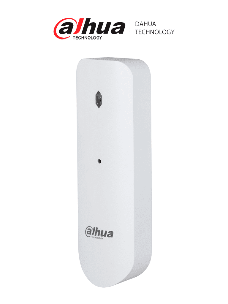 DAHUA ARD512-W2 - Detector de rotura de cristal inalámbrico/ Detección de frecuencias altas y bajas simultaneas / Funciona con cristal templado/ Laminado / Doble hoja /  Armado / Indicador Led / #AlarmasDahua #AD