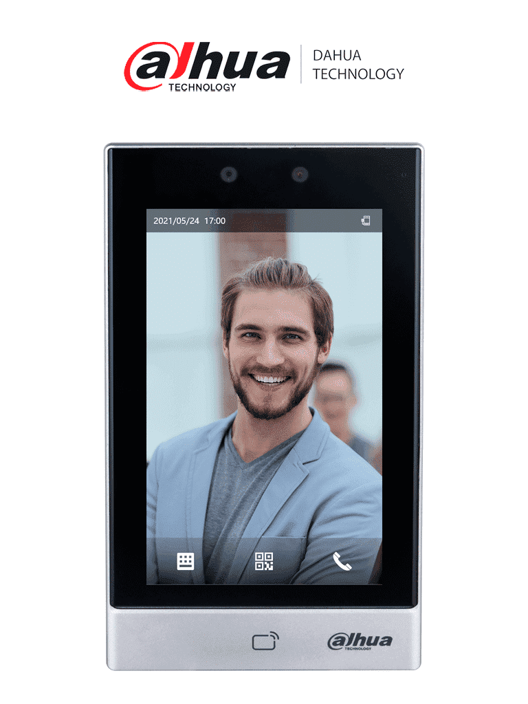 DAHUA ASI7213S-W - Control de Acceso con Reconocimiento Facial/ Pantalla Touch de 7 Pulgadas/ MIFARE/ Cámara de 2 MP/ Conexión WiFi/ 50,000 Usuarios/ 50,00 Rostros/ 100000 tarjetas/ 50,000 Passwords/ 100,000 Registros/ #ControlAcceso