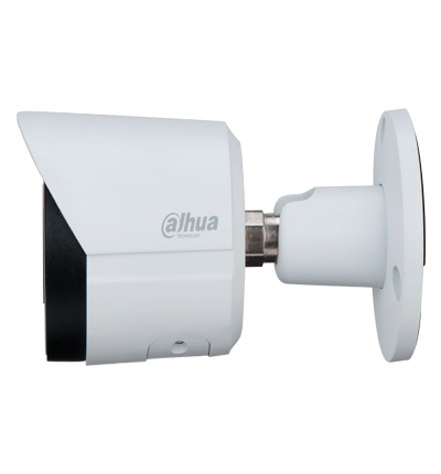 DAHUA IPC-HFW2241S-S - Camara IP Bullet de 2 Megapixeles/ Lente de 2.8 mm/ WizSense/ 107 Grados de Apertura/ IR de 30 Metros/ SMD Plus/ Microfono Integrado/ PoE/ Ranura para MicroSD/ IP67/ WDR Real de 120 dB #SwitchD2
