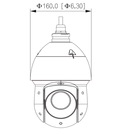 DAHUA DH-SD49225DB-HC  - Cámara HDCVI PTZ de 2 Megapíxeles/ 25x de Zoom Óptico/ Starlight/ WDR Real de 120 dB/ IR de 100 Mts/ IP66/ E de Alarma/ 1 Canal de Audio/