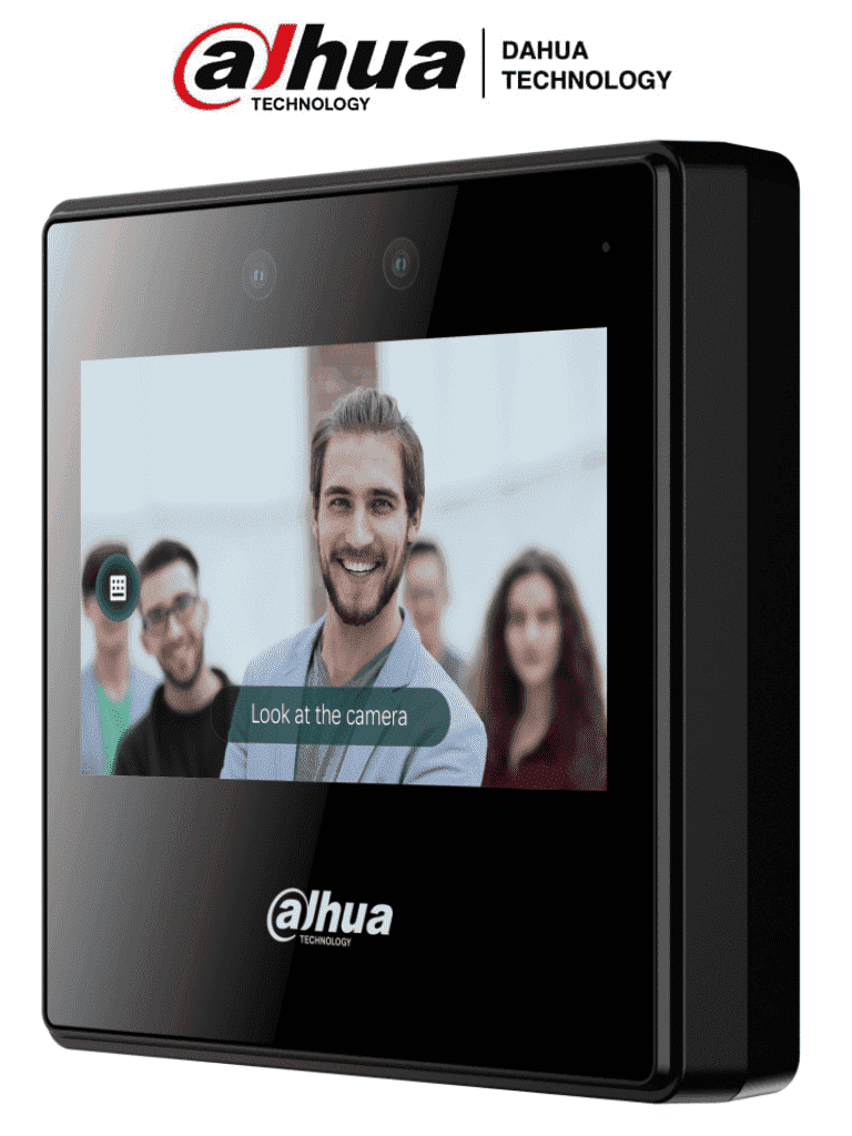 DAHUA ASA3223A-W - Control de asistencia con reconocimiento facial, pantalla táctil de 4.3", WiFi, capacidad para 2000 rostros y contraseñas, 300,000 registros, detección de vida en 0.2 segundos y rango de reconocimiento de 0.3 a 1.5Mts. #HSDAHUA20 #DM