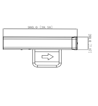 DAHUA DHI-ASGB610K-L - Barrera de Medio Cuerpo/ Carril Izquierdo/ Indicardor Acceso Positivo/ Alarma Sonora/ Velocidad de Cierre Ajustable 0.5-1.6 s/ Ancho de paso 600 mm/ Interior- Exterior Protegido/ Compatible DHI-ASGB620K-D y DHI-ASGB610K-R