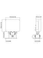 DAHUA DHI-ITARD-024MA-H Radar Detector multicarril/ hasta 32 vehículos de 1 a 4 carriles/ Distancia de detección18-35 m/ 	 10 km/h–250 km/h/  detección de cambios ilegales de carril/ conducción en sentido contrario/ IP66