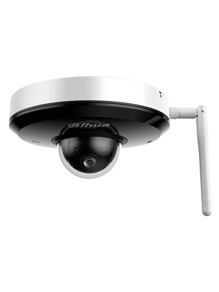 DAHUA DH-SD1A204DB-GNY-W Cámara IP WiFi Domo PTZ ofrece 2MP con tecnología Starlight para claridad en baja luz, zoom óptico 4X, visión nocturna IR de 20m, detección facial, micrófono integrado, SMD 3.0 y protección IP66/IK08. #LoNuevo #MCI1
