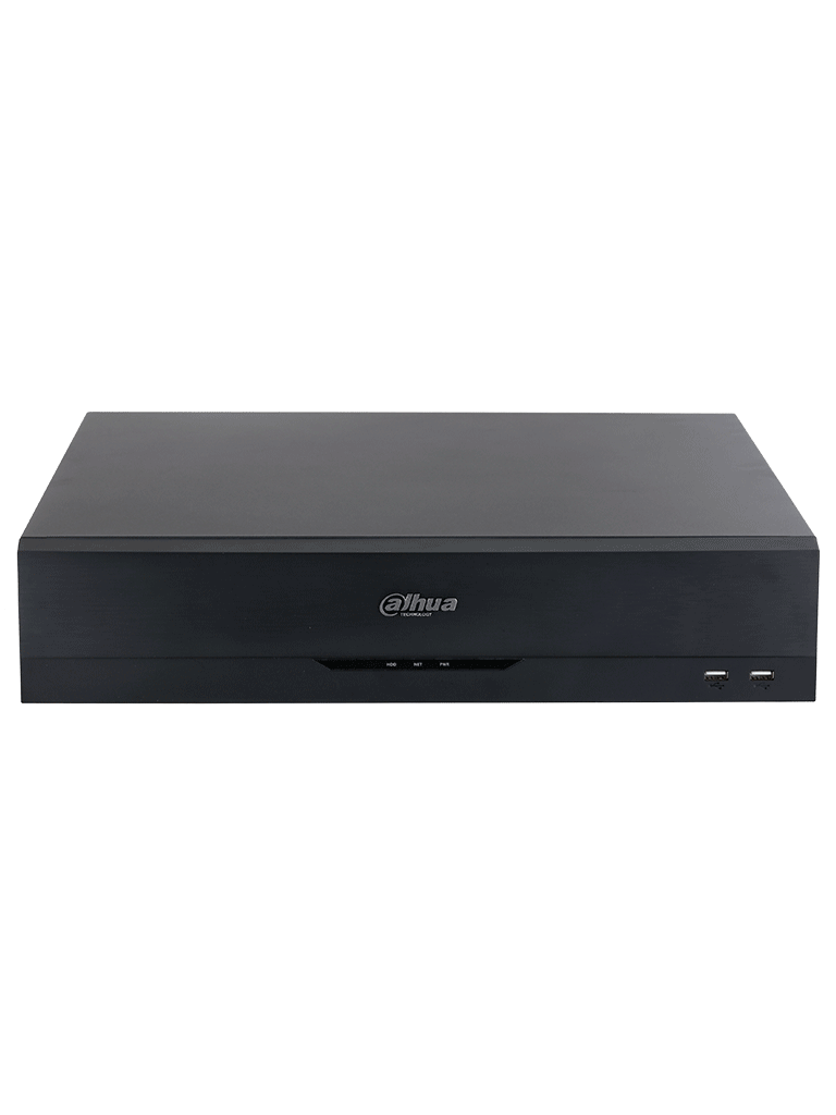 DAHUA DHI-NVR5864-EI - NVR 64 Canales IP 4K, WizSense, 2U, 8 Bahías HDD, H.265+, Hasta 384 Mbps, 2 Canales de Reconocimiento Facial, SMD Plus, AcuPick, Metadatos, Soporte para Cámaras con IA, ANPR y Conteo de Personas.