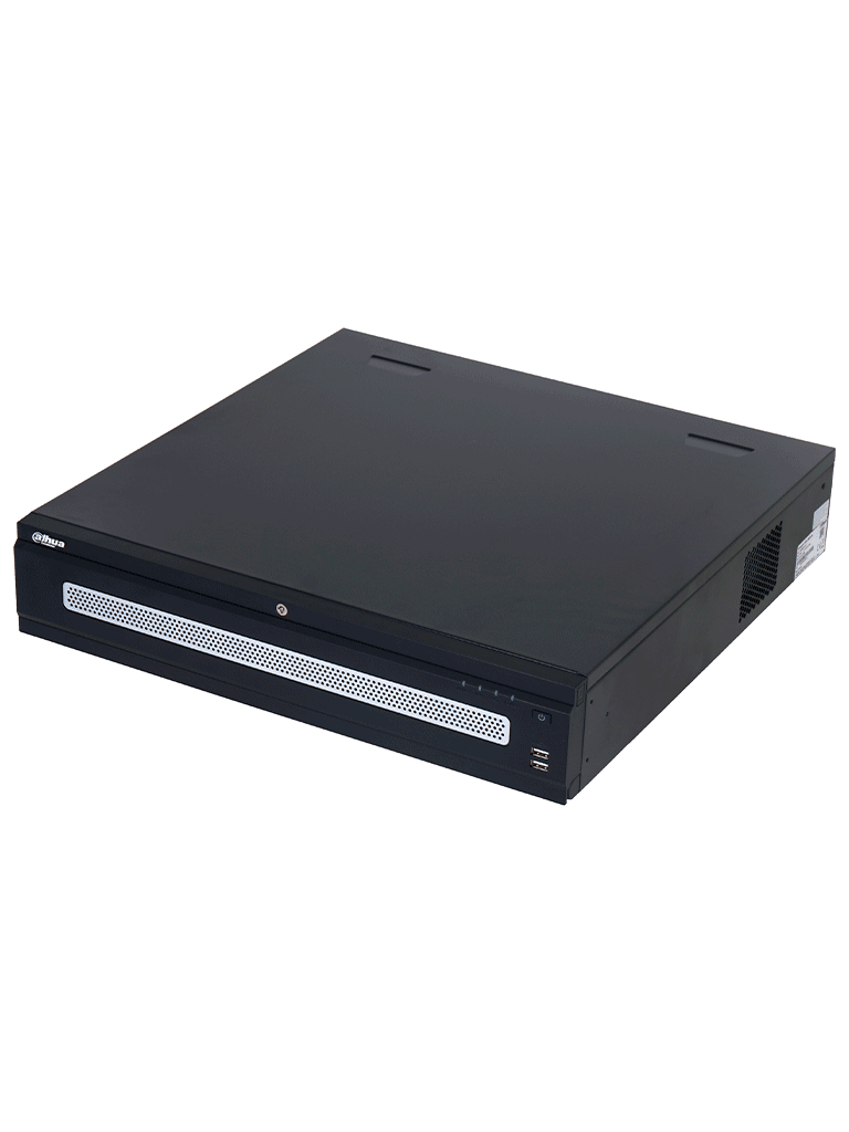DAHUA DHI-NVR608RH-128-XI - NVR con tecnología Acupick y WizMind 128 canales 32MP, 8HDD, 1024Mbps. Clúster N+M, RAID0/1/5/6/10, Hot Swap. Detección de rostros, metadatos, protección perimetral, SMD Plus, y soporte IA por cámara.