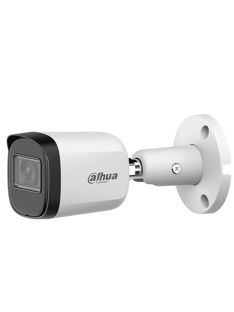 DAHUA KITXVR1B04H-I4B2A51-U - Kit de 4 Cámaras metálicas 5 MP Lente de 2.8mm y un DVR Cooper-I WizSense, 4 Canales + 1 IP o Hasta 5 Canales IP. Soporta Con IA, H.265+, SMD Plus y Búsqueda de Humanos y Vehículos.
