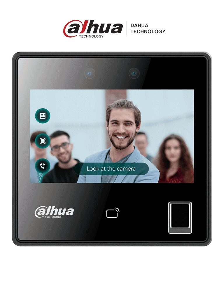 DAHUA ASI3214A-W - Control de acceso con reconocimiento facial y pantalla táctil de 4.3"/ 3,000 rostros/ 5,000 huellas y 3,000 tarjetas MIFARE. Rango de reconocimiento de 0.3 a 1.5 m/ WiFi/ TCP/IP/ Wiegand/ RS485/ P2P. FACT/ #CONGEDAHCTRLA