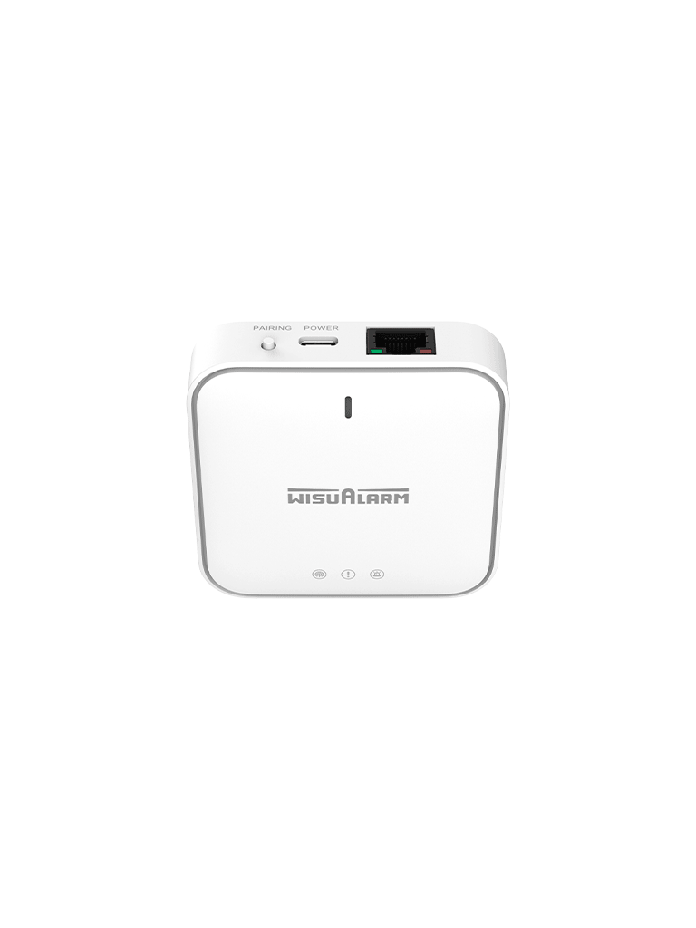 DAHUA WISUALARM DHI-HY-GW01A - Gateway Inalámbrico con comunicación dual Ethernet y WiFi, Cuenta con 4 indicadores LED, Centraliza hasta 24 dispositivos Wisulink para monitoreo a través de la nube, #LoNuevo #Wisualarm #V1 #MCI1 #WR