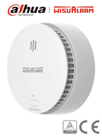 DAHUA WISUALARM HY-SA20A - Detector de Humo Standalone (Autonomo), Sensor Fotoeléctrico, Sonido de Alarma de 85dB, Alarma Visual y Audible, Durabilidad de Batería hasta 10 años, Certificaciones TÜV and CE, #LoNuevo #Wisualarm #MCI1 #WR