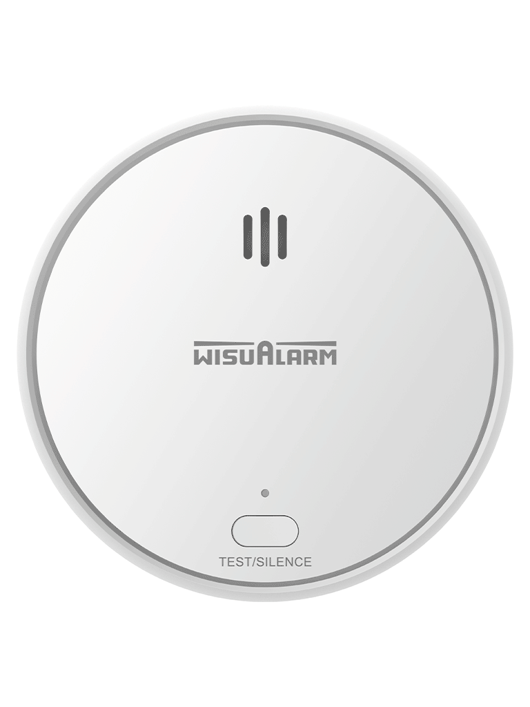 DAHUA WISUALARM DHI-HY-SA20B - Detector de Humo Standalone (Autonomo), Sensor Fotoeléctrico, Sonido de Alarma de 85dB, Alarma Visual y Audible, Durabilidad de Batería hasta 5 años, Certificaciones TÜV and CE, #LoNuevo #Wisualarm #WR