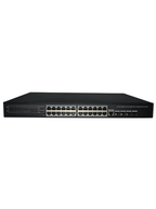 DAHUA PFS4428-24GT-370 - Switch Gigabit PoE de 24 puertos, administrable de capa 2, con 370W totales y 4 puertos SFP 1000 Base-X. Capacidad de switching de 56 Gbps, ideal para redes empresariales exigentes #REM