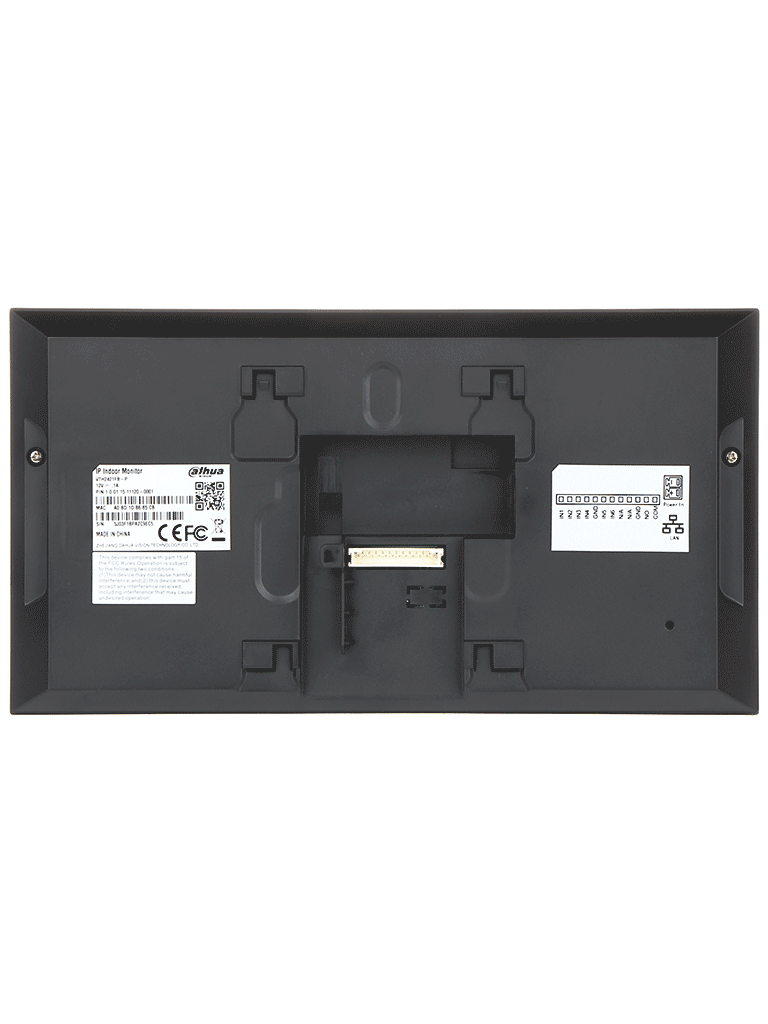 DAHUA VTH2421FB-P - Monitor IP táctil de 7" Serie Pro, con 8GB de memoria embebida, PoE estándar, ranura MicroSD, soporta llamada grupal, videos, mensajes, 6 entradas/salidas de alarma, y hasta 9 monitores adicionales. #VDP