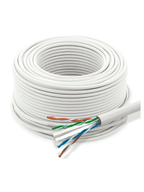 DAHUA PFM920I-6UN-C-100 - Bobina de 100 Mts de Cable UTP Cat6/ 100% Cobre/ Color Blanco/ Cubierta Retardante de Flama con Certificación CE CPR Eca/ Ideal para Video y Redes/