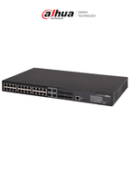 DAHUA DH-AS5500-24GT4XF-370 / Switch Gigabit/ 24 Puertos/ PoE/ Potentes funciones L2 y L3/ Conectividad de nivel empresarial/ Marco Inteligente Resiliente 2 (IRF2)