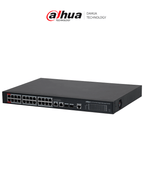 DAHUA DH-S4228-24GT-360 Switch Gigabit 24 puertos Administrable/  capa 2/ 2 Puertos  Hi-PoE/ Redundancia de red: STP/ RSTP/ Transmisión de larga distancia de 250 m/ 56 Gbps/ PoE