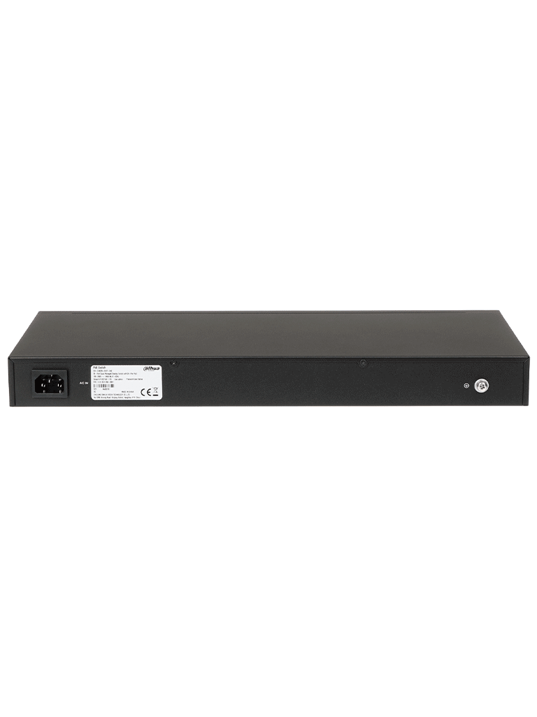 DAHUA CS4226-24ET-240 - Switch PoE de 26 Puertos/ 24 Puertos PoE 10/100/ 2 Uplink 10/100/1000 + 2 Puertos SFP/ 240 Watts Totales/ / Administrable en la Nube por DoLynk Care/ PoE Hasta 250 Metros/ Carcasa Metalica/ Switching 8.8 Gbps/