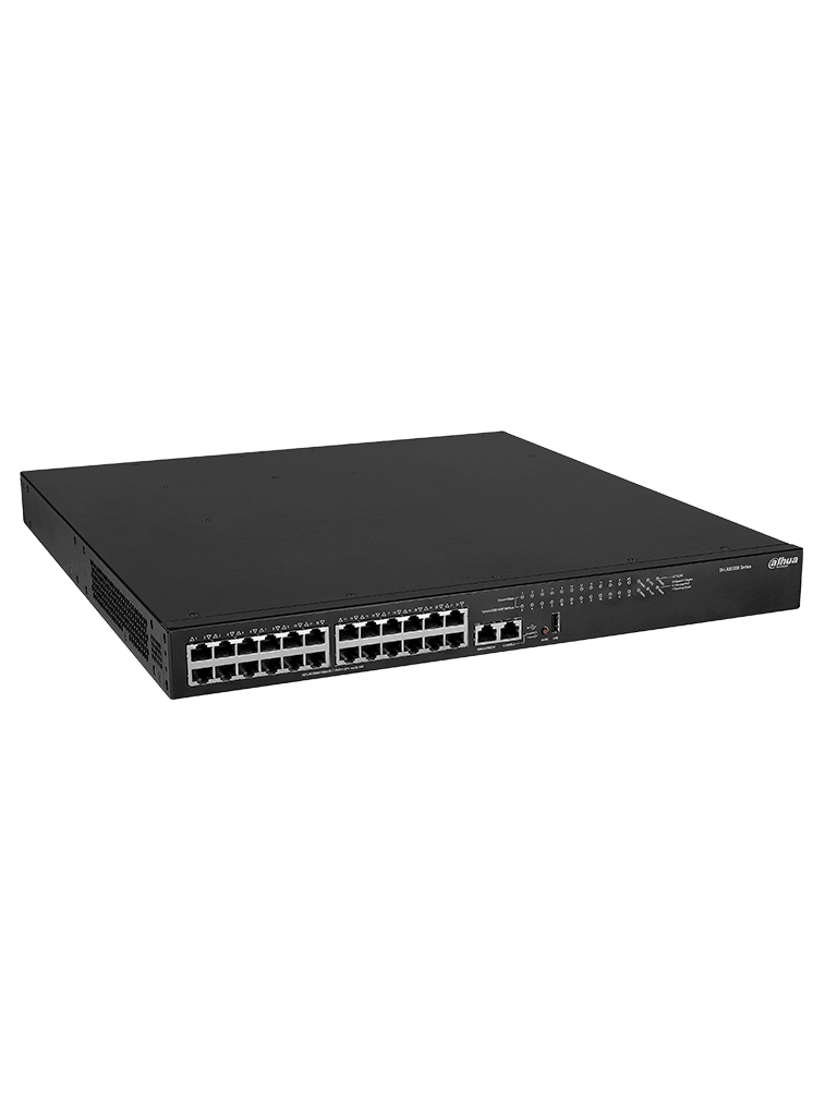 DAHUA DH-AS5500-24MGT4XF-600 - Switch de 24 Puertos PoE Gigabit/ Administrable Capa 3/ 600W Totales/ PoE & Hi-PoE/