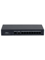 DAHUA DH-PFS3110-8GT-65 - Switch PoE inteligente con 8 puertos Gigabit, 60W de potencia total y switching de 20 Gbps. Ideal para alimentar y conectar dispositivos IP con protección contra descargas eléctricas. #Anivdahua2 #MCI2 #RMM