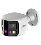 DAHUA IPC-PFW3849S-A180-AS-PV Cámara IP Bullet WizSense 2x4MP con visión de 180°, MultiVision, LED IR 25m y luz cálida 20m. Disuasión activa con micrófono dual y altavoz integrado, EPTZ, SMD 4.0, PoE, IP67, y ranura MicroSD. Ideal para seguridad avanzada.