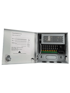 DAHUA PFM341-9CH - Fuente de Poder de 12 vcd/ 5 Amperes/ para 9 Camaras/ Fusibles Intercambiables/ Proteccion contra Sobrecargas/ Color Blanco/