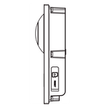 DAHUA VTO2202F-P-S2 - Frente de calle para videoportero IP/ Metálico/ Cámara de 2 MP con 160° de apertura/ IK07/ Exterior IP65/ Visión nocturna/ PoE/ Indicador de voz/ Apertura de chapa/ Solo alimentación PoE/ #VDP