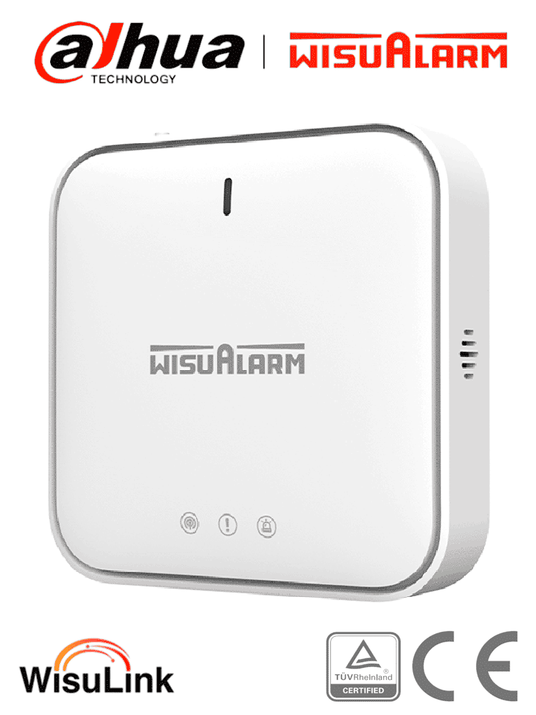 DAHUA WISUALARM DHI-HY-GW01A - Gateway Inalámbrico con comunicación dual Ethernet y WiFi, Cuenta con 4 indicadores LED, Centraliza hasta 24 dispositivos Wisulink para monitoreo a través de la nube, #LoNuevo #Wisualarm #V1 #MCI1 #WR