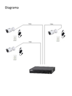 DAHUA PFM321 - Fuente de Poder Regulada de 12 Vcc 1 Amper/ Led Indicador de Funcionamiento/ Protección de Temperatura/ Especial para Camaras de CCTV/