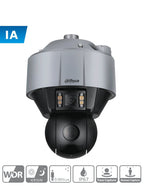 DAHUA SDT5X405-4F-WA - Cámara PTZ Dual de 4 Megapixeles con Inteligencia Artificial/ Lente panorámico de 6mm/ Lente para Detalle de Zoom 10-50mm/ IR de 100 Mts/ Soporta Reconocimiento de Rostros/ Captura de Rostros #RETAIL #Proyectos