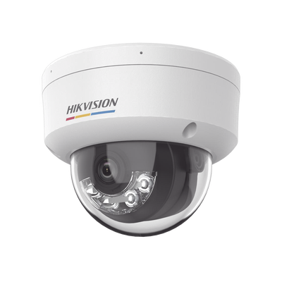 Domo IP 6 Megapíxel / ACUSENSE Lite (Detección de Movimiento en Humanos y Vehículos)  / Lente 2.8 mm / Luz Blanca 30 mts / Imagen a Color 24/7 / Exterior IP67 /  WDR 120 dB / PoE /