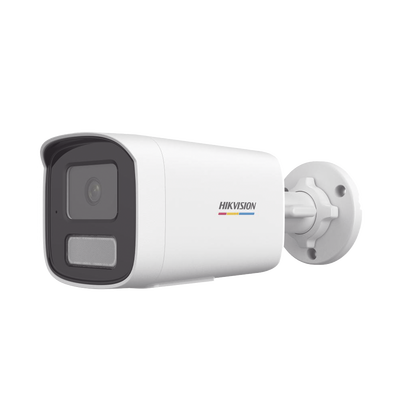 [Dual Light + ColorVu] Bala IP 6 Megapixel / Lente 4 mm / 50 mts IR + 50 mts Luz Blanca / Micrófono Integrado / ACUSENSE Lite / Exterior IP67 / WDR 120 dB / PoE / Micro SD
