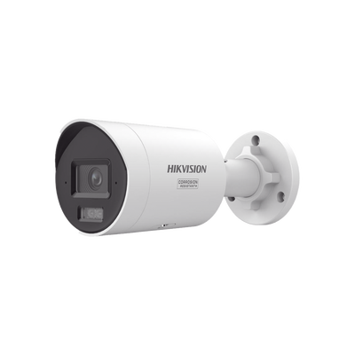 [Dual Light + ColorVu 3.0 + HikAI] Bala IP 8 Megapixel / Lente 2.8 mm / 40 mts IR + Luz Blanca / 2 Microfonos Integrados / Exterior IP67 /  WDR 130 dB / ACUSENSE 3.0 / Metal / NEMA 4X / ACUSEARCH