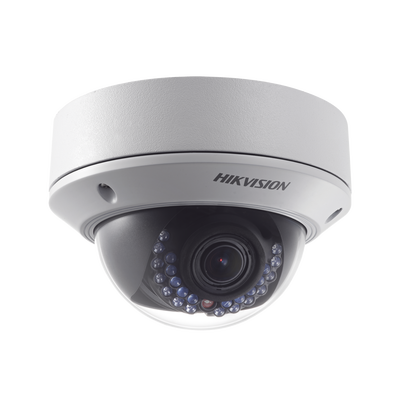Domo IP 5 Megapixel / H.264+ / Lente Var. 2.8 a 12 mm / IP66 / IK10 / 20 mts IR Inteligente / Hik-Connect / MicroSD / PoE / Exterior / dWDR