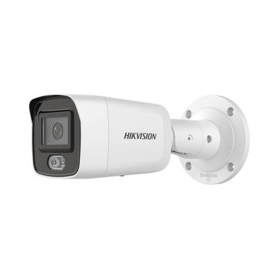 Bala IP 4 Megapixel / Imagen a color 24/7 / Lente 2.8 mm / Luz Blanca 40 mts / Exterior IP67 / WDR 120 dB / Audio y Alarma / Captura Facial / Onvif / MicroSD