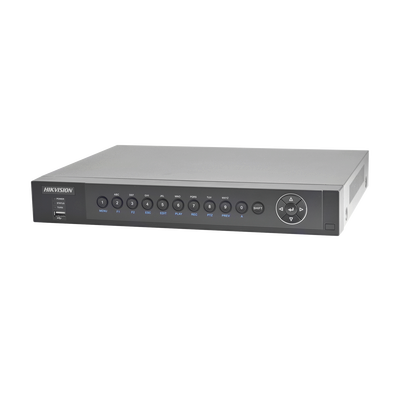 DVR/NVR PENTAHÍBRIDO 10 Canales (8+2) / 8 Canales Turbo HD hasta 3 Megapixeles / 2 Canales IP hasta 4 Megapixeles / Compresión de video avanzada / Hik-Connect P2P / Video análisis / Salida de video 4K / Entradas y Salidas de Audio y A