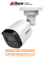 DAHUA HAC-B2A21N-U-0360B - Cámara Bullet de 2 Megapixeles/ 1080p / Lente de 3.6mm/ 80 Grados de Apertura/ Visión Nocturna de 30 mts/ Metálica/ IP67/ Soporta CVI/TVI/AHD/CVBS/ menú OSD para Configuración #OSD #TopDahua #VolDH #DAHQ1M #MCI2 #MDM #MCC