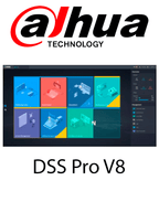 DAHUA DHI-DSSPro8-Video-Base-License - Paquete básico de videovigilancia DSS Professional V8. Soporta: vista en vivo, reproducción, Video Wall, mapa, centro de eventos, DeepXplore, centro de mantenimiento, etc.