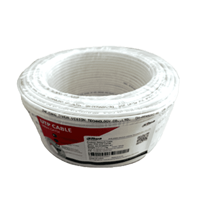DAHUA PFM920I-5EUN-C-V2-100 - Bobina de 100 Mts de Cable UTP Cat5e/ 100% Cobre/ Color Blanco/ Ideal para Video y Redes/ #KitDahua