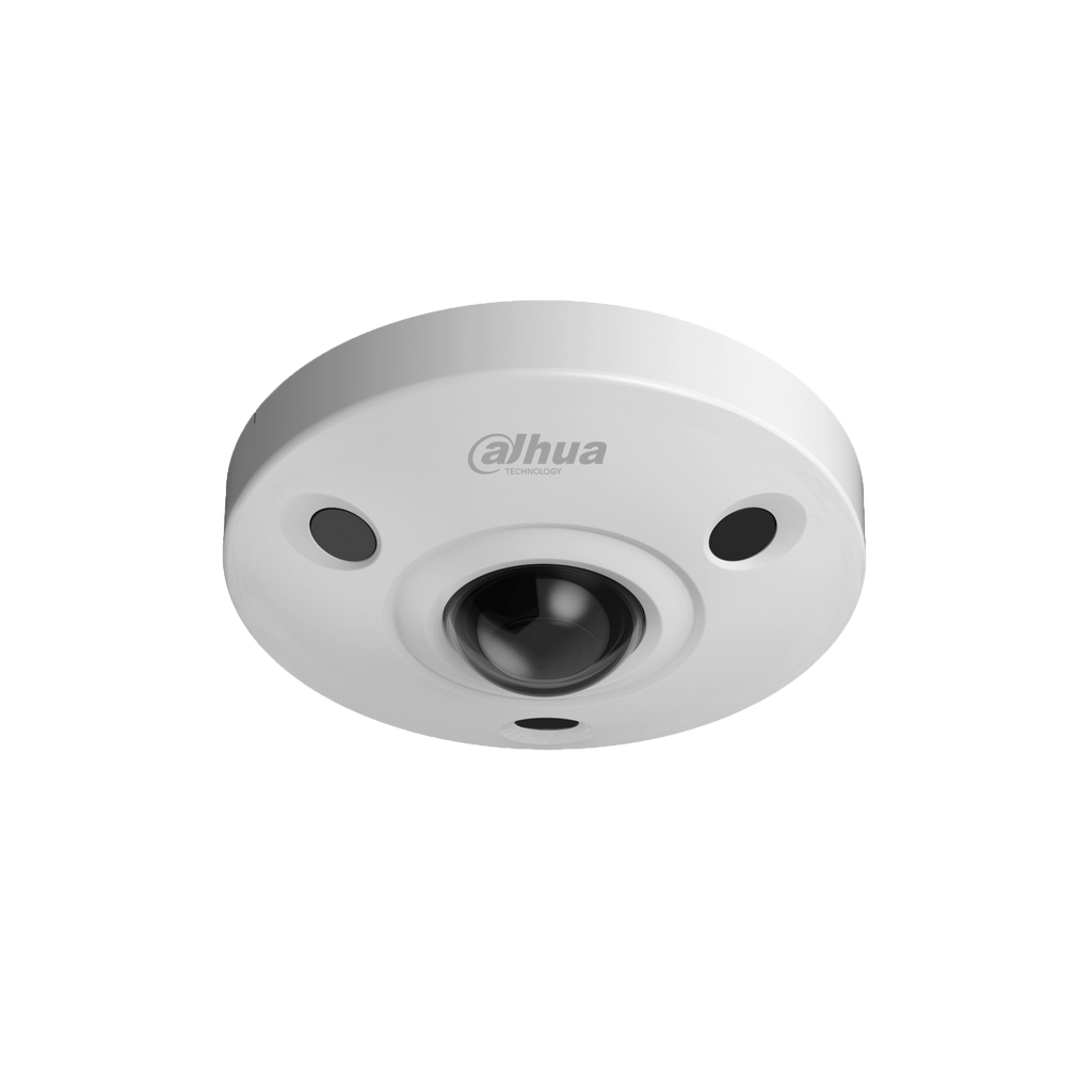 DAHUA IPC-EBW81230 - Camara IP Domo Fisheye Antivandalica 4K/ 12 Megapixeles/ Vision 360 grados/ H265/ Audio/ IP67/ IK10/ HEAT MAP/ PoE/ IVS/ Ranura MicroSD #Proyectos